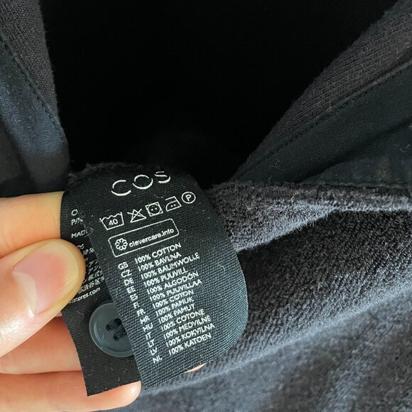 Button-down terry fabric romper - Picture 11 of 11